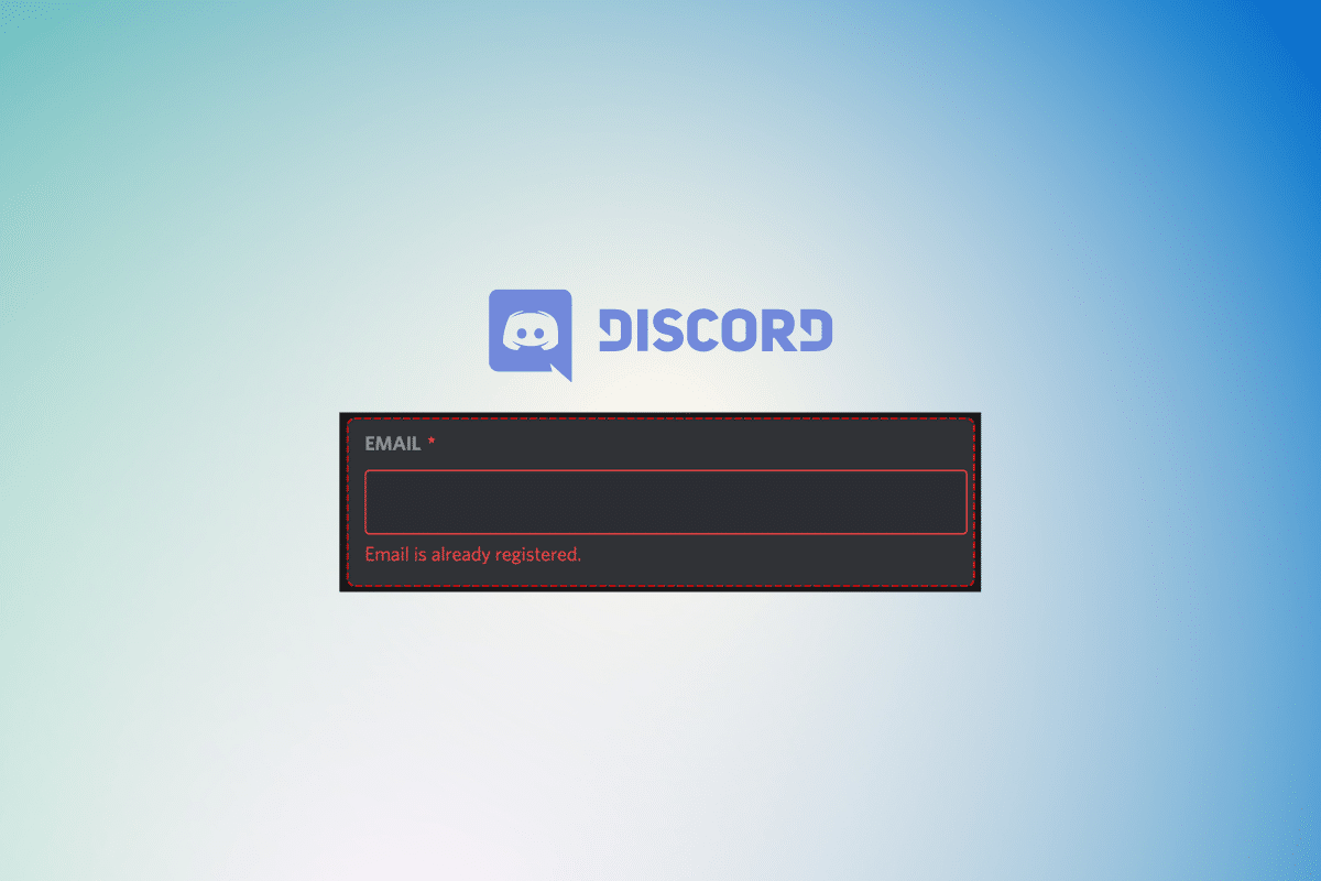 Corrigir o erro de e-mail do Discord já registrado