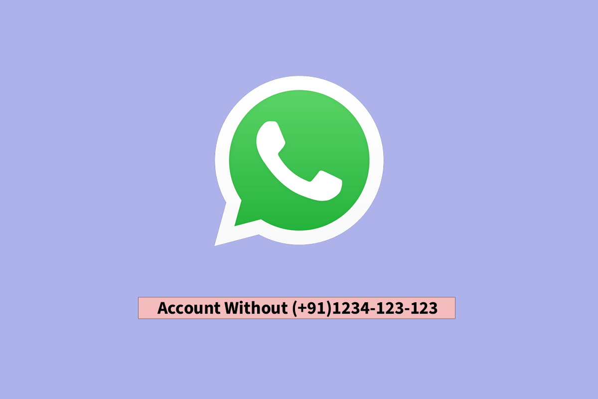 전화번호 없이 WhatsApp 계정을 만들 수 있나요?