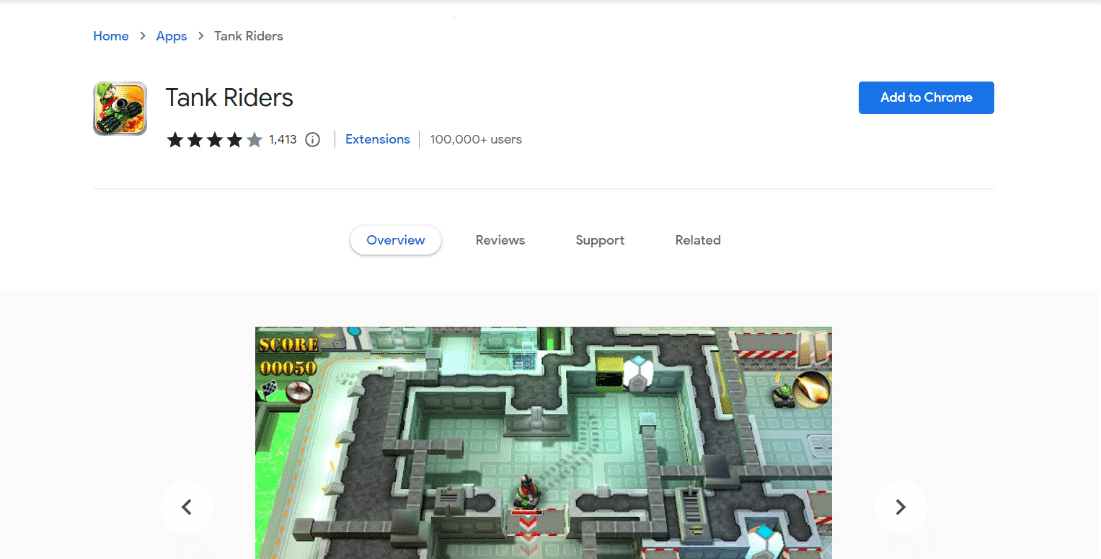 Cavaliers de chars. 25 meilleurs jeux d'extensions Chrome