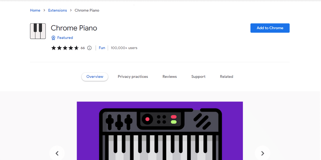 Chrome-Piano. Die 25 besten Chrome-Erweiterungsspiele