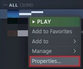 clique com o botão direito no jogo e selecione propriedades steam. como desbloquear o FPS no Apex Legends