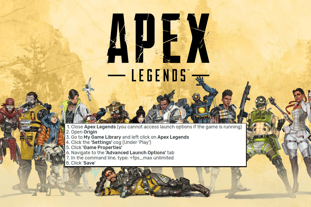 Comment limiter les FPS dans Apex Legends