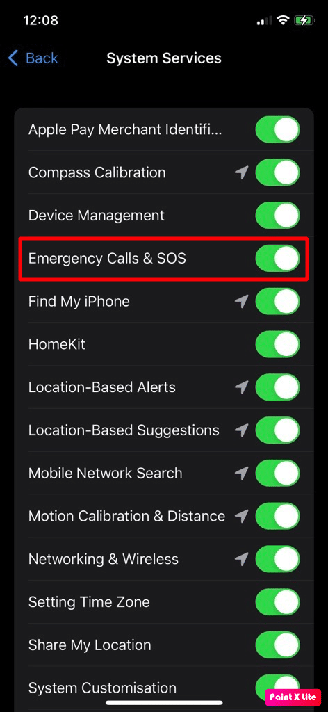 disattivare le chiamate di emergenza e SOS | iPhone 11 surriscalda iOS 15