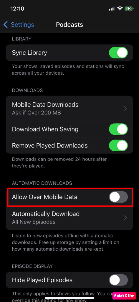 desactivar Permitir sobre datos móviles | Problema de calentamiento del iPhone después de la actualización de iOS 16