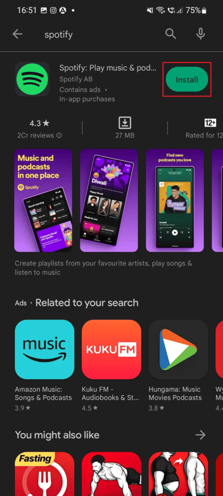 Klik Instal. 11 Cara Mengatasi Spotify Random Skipping Songs