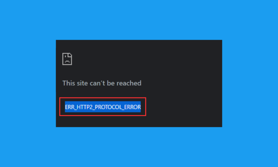 Исправить ERR_HTTP2_PROTOCOL_ERROR в Google Chrome