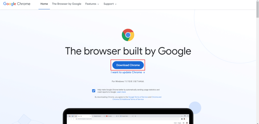 クロムをダウンロードします。 Google Chrome の ERR_HTTP2_PROTOCOL_ERROR を修正