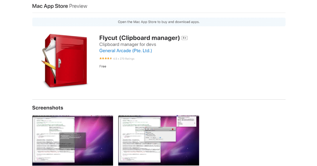 Flycut. Top 20 des meilleures applications de gestion de presse-papiers Mac