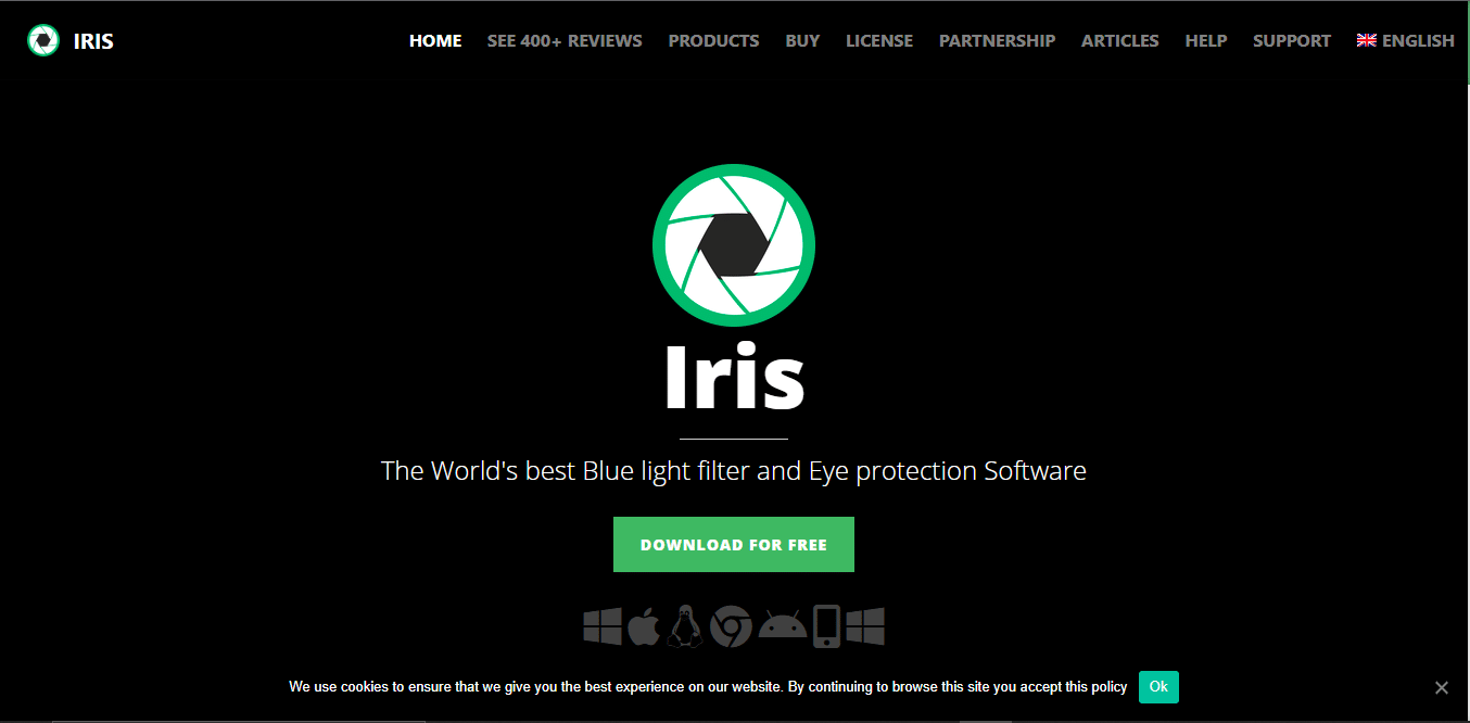 aplicación iris. Las 10 mejores aplicaciones de filtro de luz azul para PC