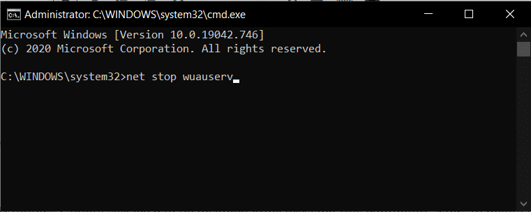 净停止 wuauserv | Windows 更新失败，出现错误 0x80242016