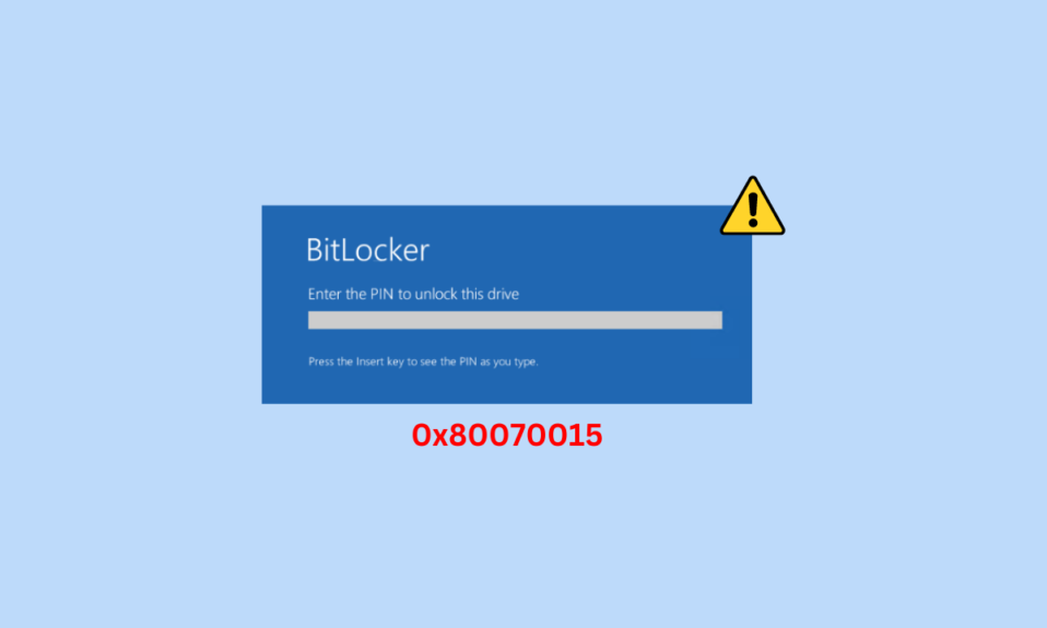 0x80070015 Bitlocker のデバイスの準備ができていないエラーを修正する 10 の方法