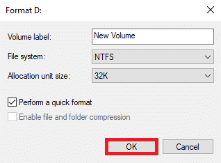 adımı onaylamak için Tamam'ı tıklayın. 0x80070015 Bitlocker Aygıt Hazır Değil Hatasını Düzeltmenin 10 Yolu