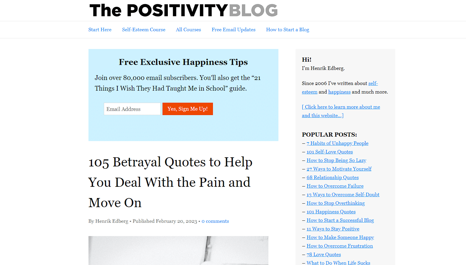 blog pozytywności