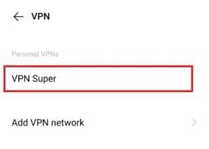 Tippen Sie auf den VPN-Dienst. 10 Möglichkeiten, Tinder zu beheben, bei dem etwas schief gelaufen ist 50000-Fehler