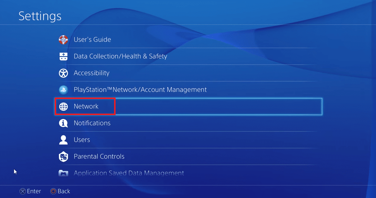 Setări PS4 Network Playstation