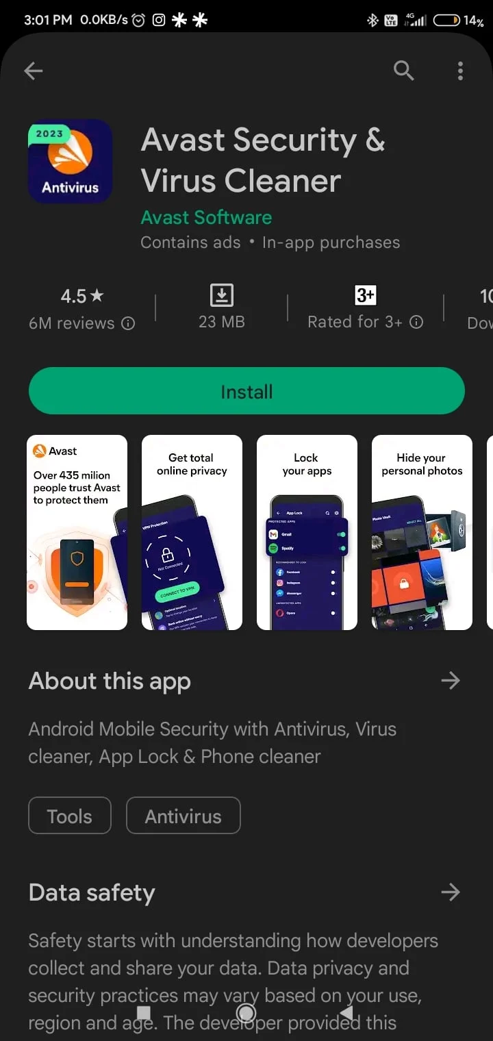 Keamanan Avast dan Pembersih Virus | cara mengamankan smartphone dari hacker