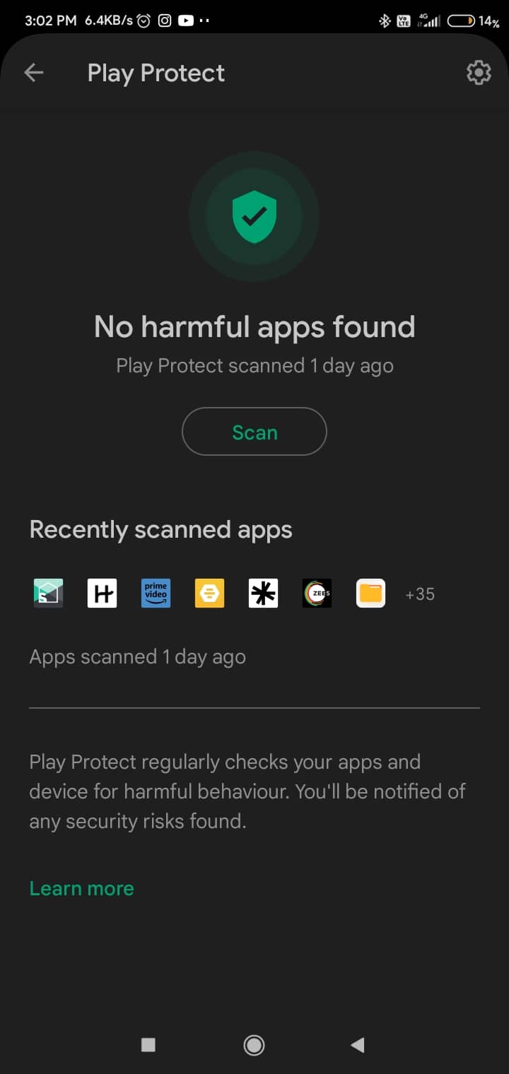 Protección de Google Play