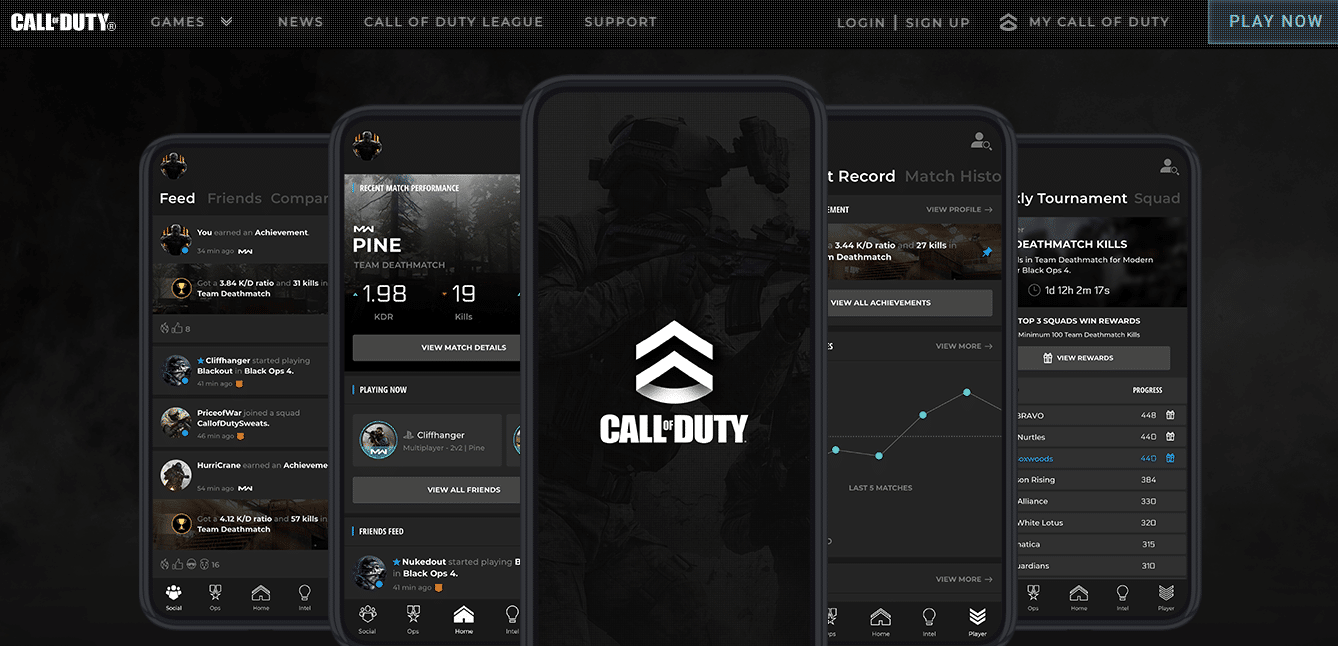 Aplicativo complementar do Call of Duty