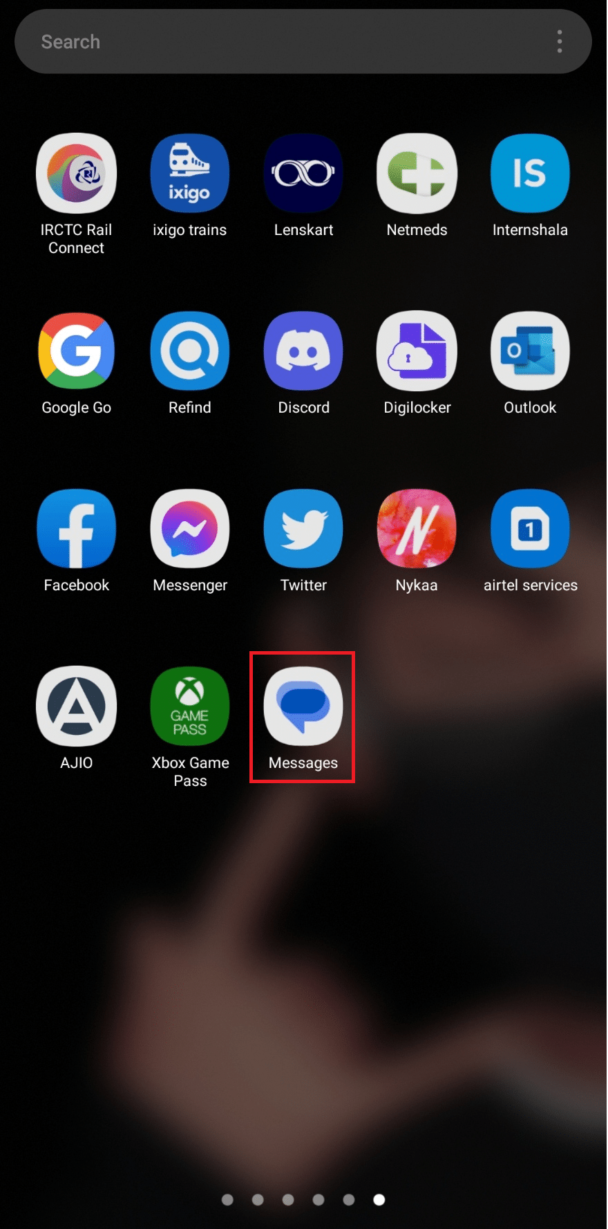 Apri l'app Google Messaggi