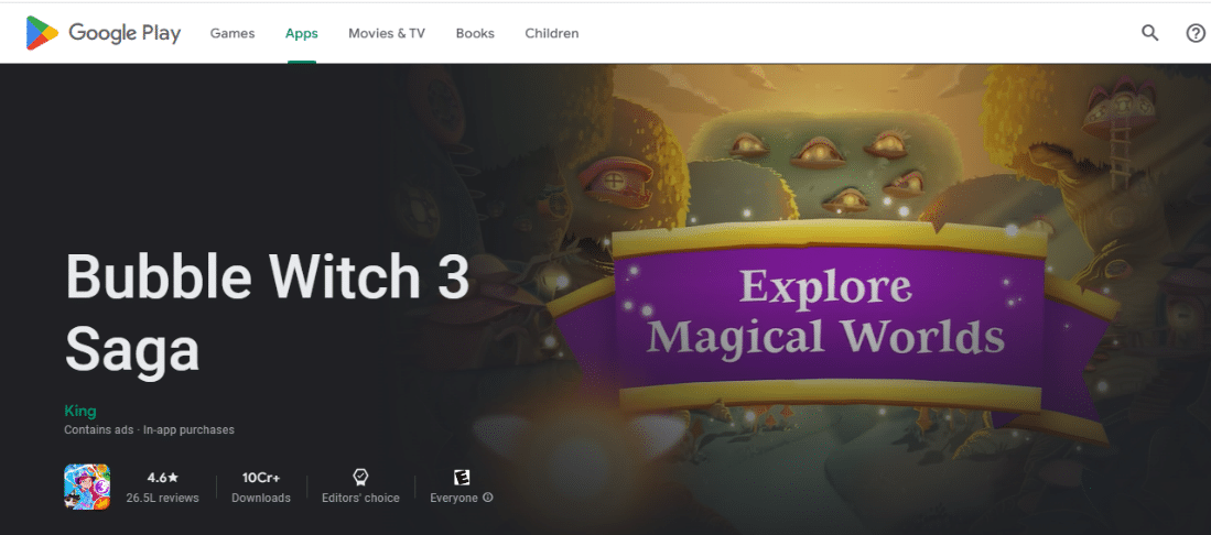 Bubble Witch Saga 3. 21 สุดยอดเกมทางเลือกสำหรับ Android Pigeon