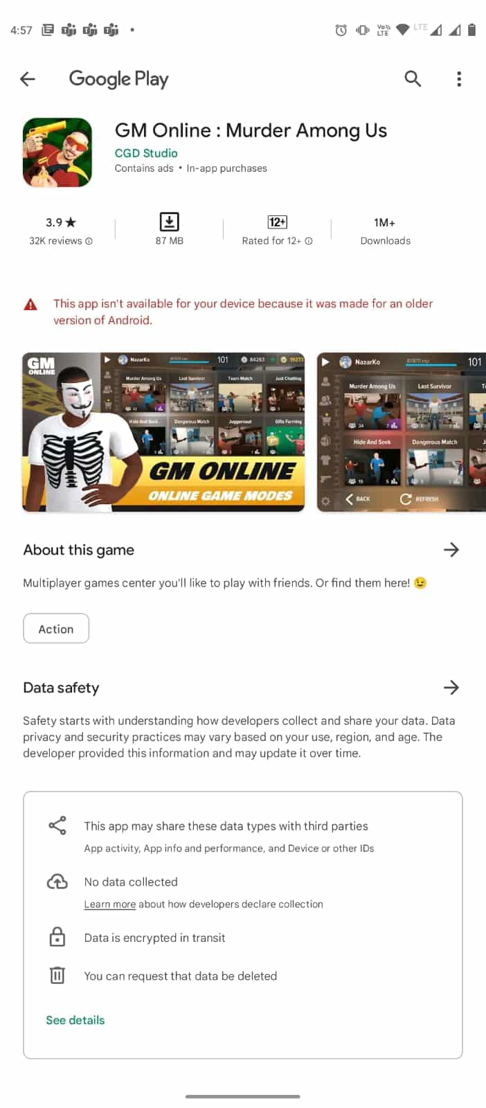 Asesinato en línea de GM entre nosotros. 24 mejores juegos como Among Us en Android