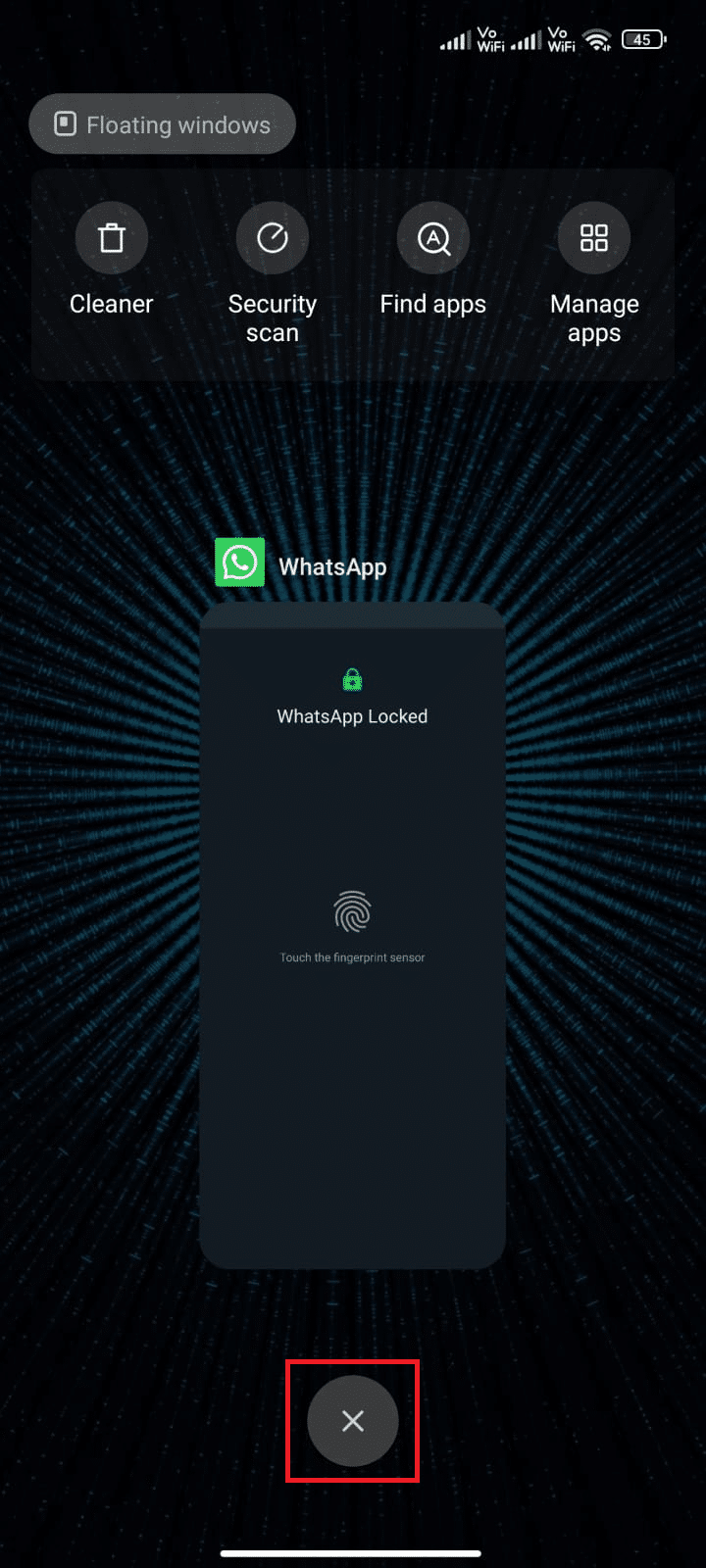 รีสตาร์ท WhatsApp