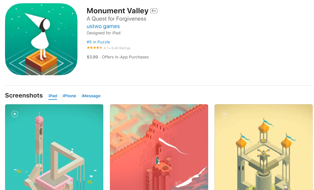 Monumenttal. Die 37 besten Offline-iPhone-Spiele kostenlos