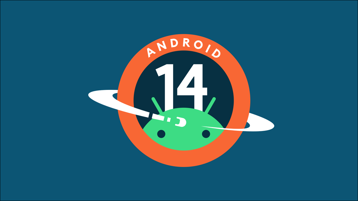 Logo Android 14.