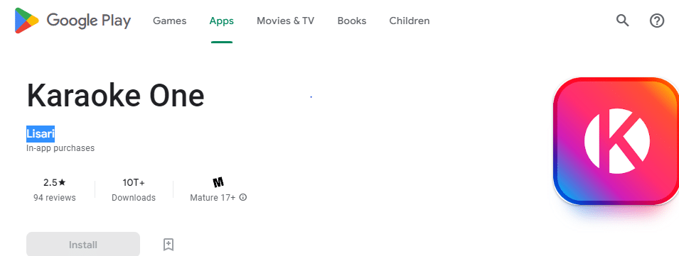 Karaoké One de Lisari. 19 Application de karaoké gratuite pour Android TV