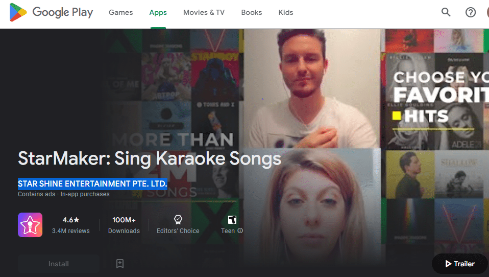 StarMaker. 19 Kostenlose Karaoke-App für Android TV