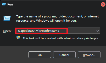 أمر٪ appdata٪ \ Microsoft \ team