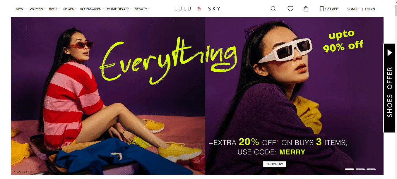 Lulú y Sky. Los 30 mejores sitios de compras como Shein en India