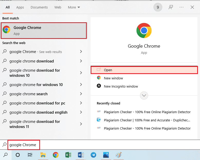 قم بتشغيل تطبيق Google Chrome. إصلاح أغنية معاينة Spotify لا تعمل