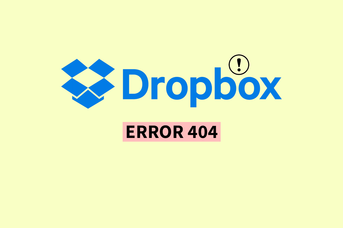 Correction de l'erreur Dropbox 404