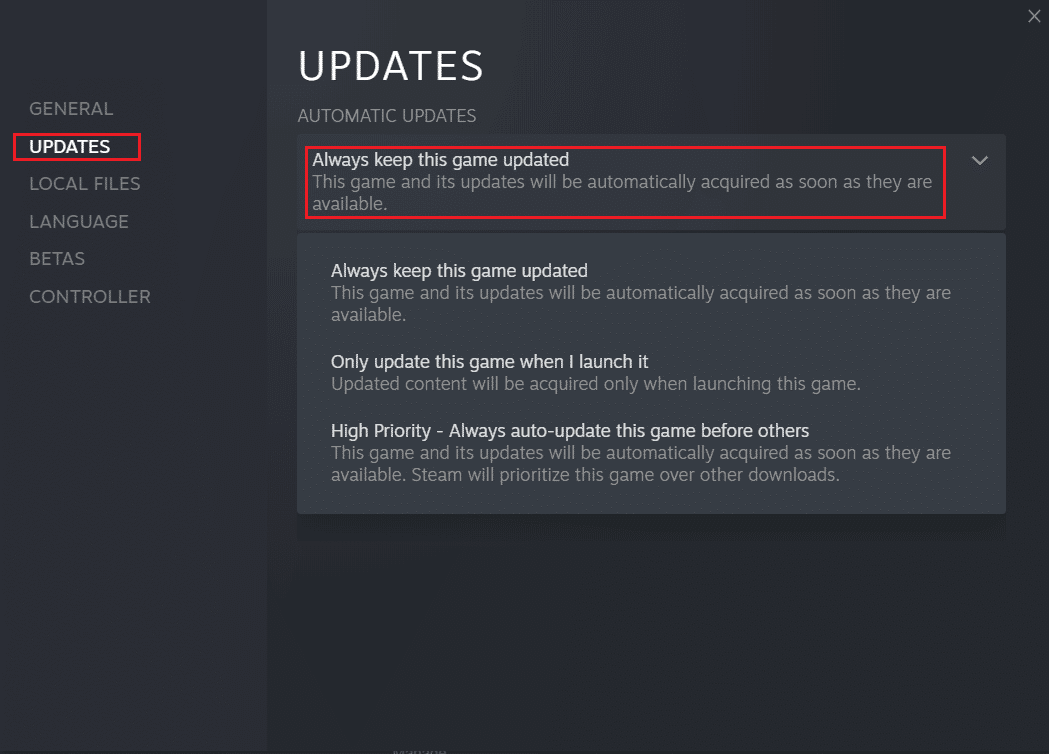 อัปเดตตัวอย่าง Steam ของเกมนี้อยู่เสมอ