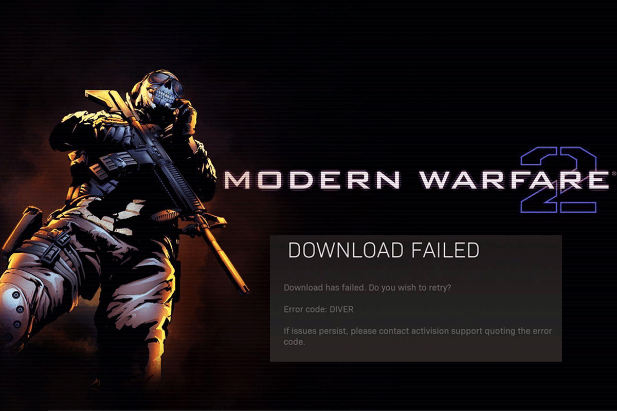Consertar Mergulhador de código de erro Call of Duty Warzone 2