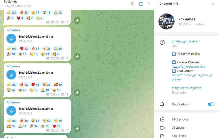 Telegram Game PC