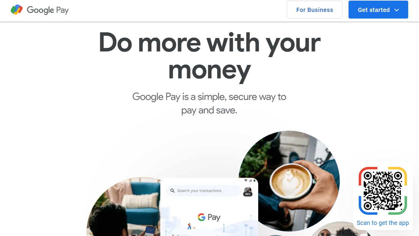 веб-сайт Google Pay