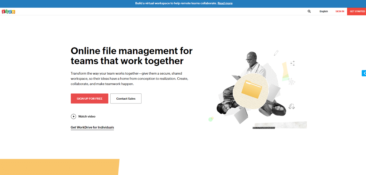 Documentos de Zoho. Las 22 mejores alternativas de Dropbox