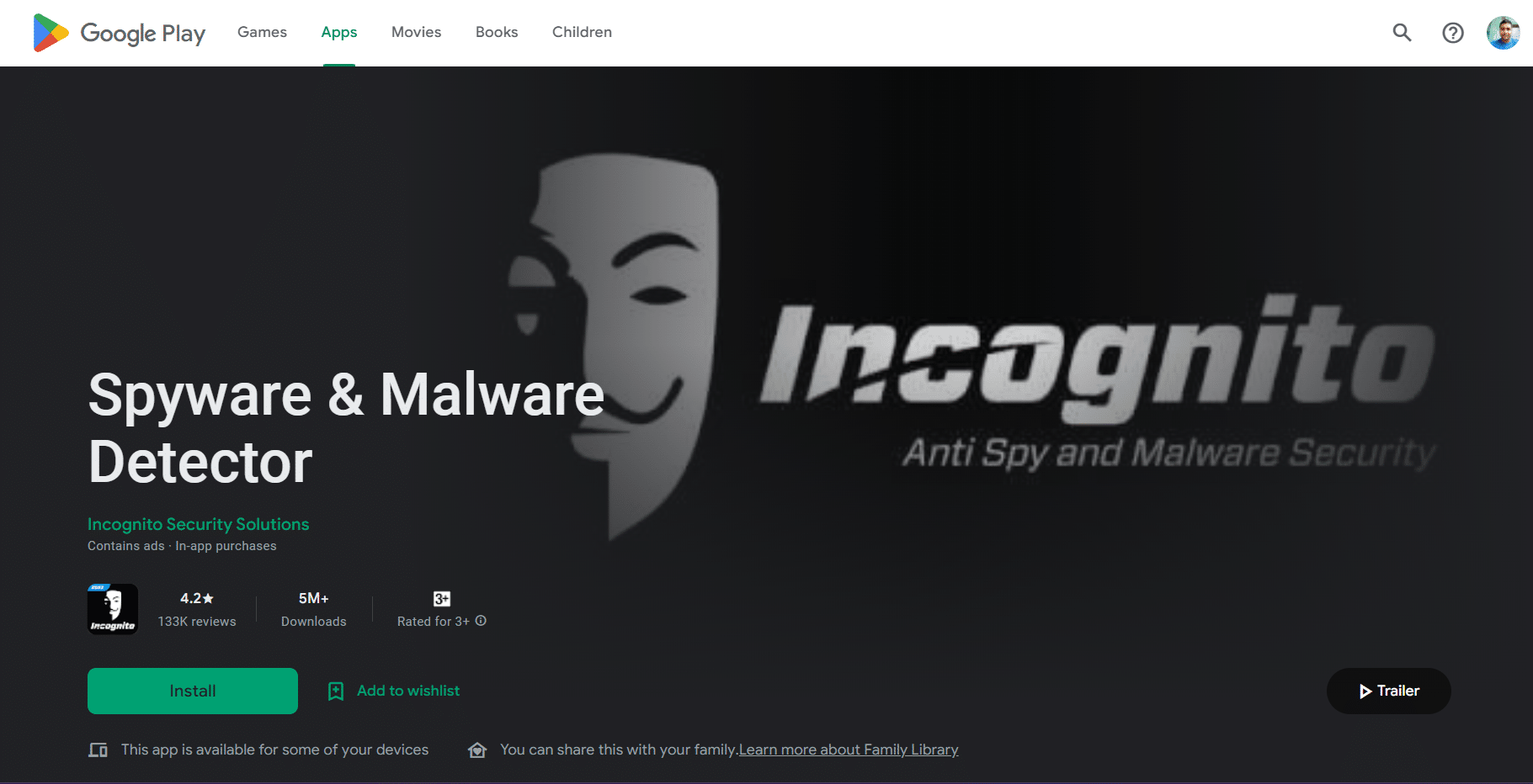 Aplikasi pendeteksi spyware dan Malware