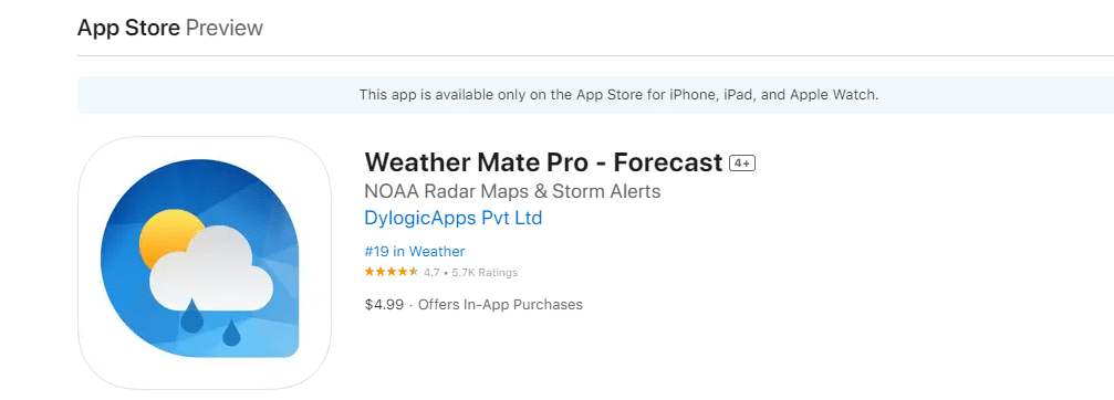 Weather Mate Pro