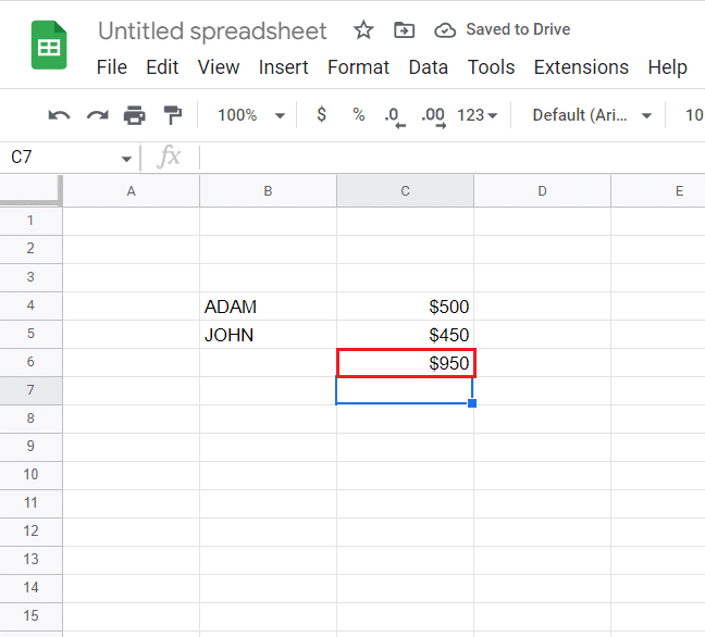 Résultat de l'addition. Comment convertir automatiquement Google Sheets en Excel