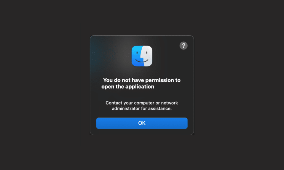 Napraw, że nie masz uprawnień do otwierania aplikacji na komputerze Mac