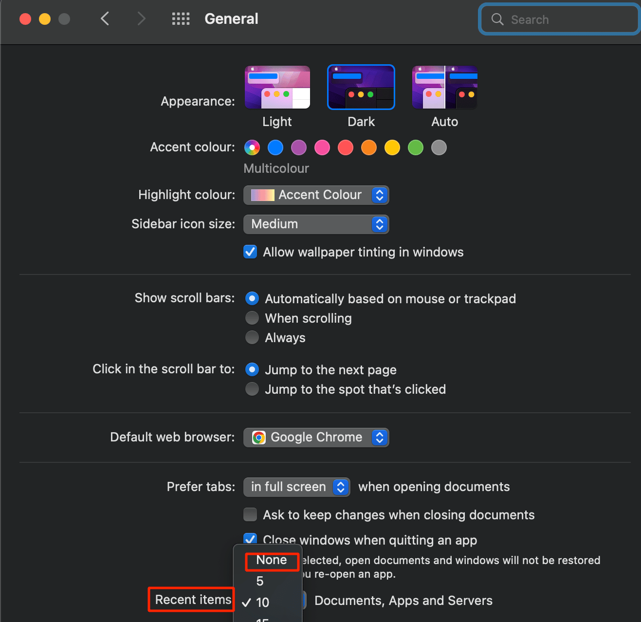 wähle keine Option | Berechtigung zum Öffnen der Anwendung Mac