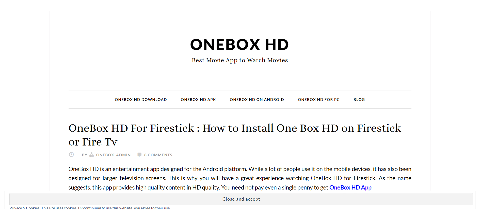 OneBox HD