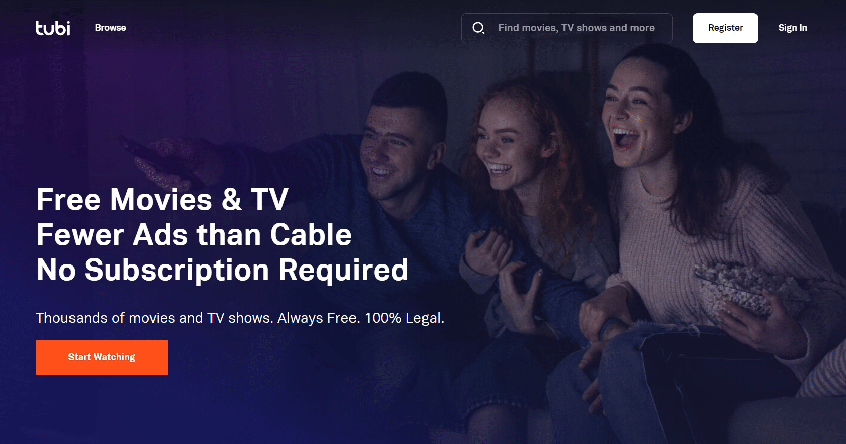 Tubi. Las 26 mejores aplicaciones de películas gratuitas para Firestick