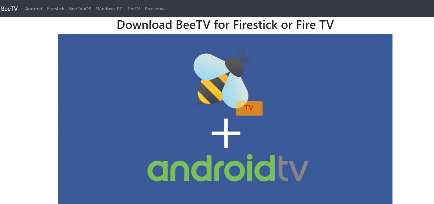 BeeTV. Firestick을 위한 최고의 무료 영화 앱 26개