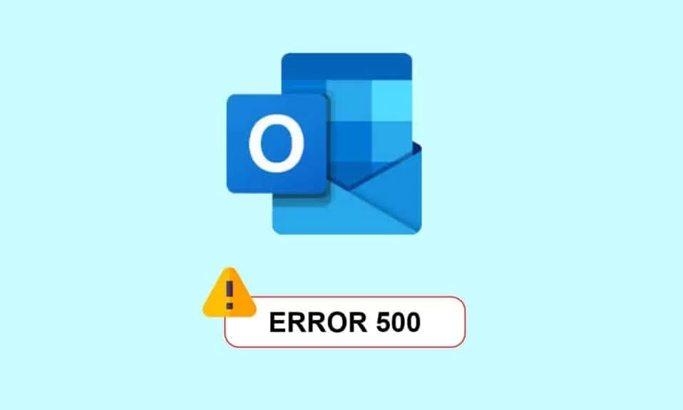 Outlook 오류 500 수정