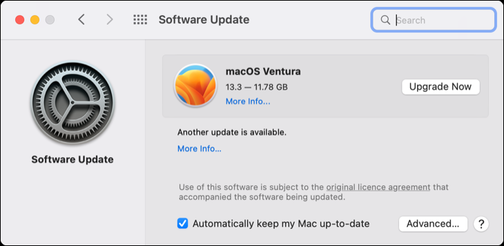 pembaruan macOS Ventura tersedia