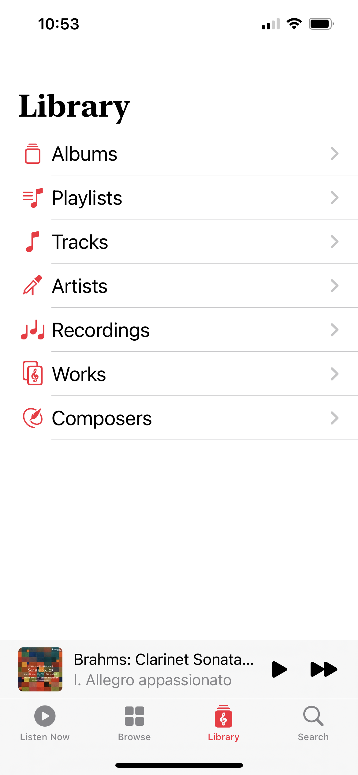 Perpustakaan Klasik Apple Music